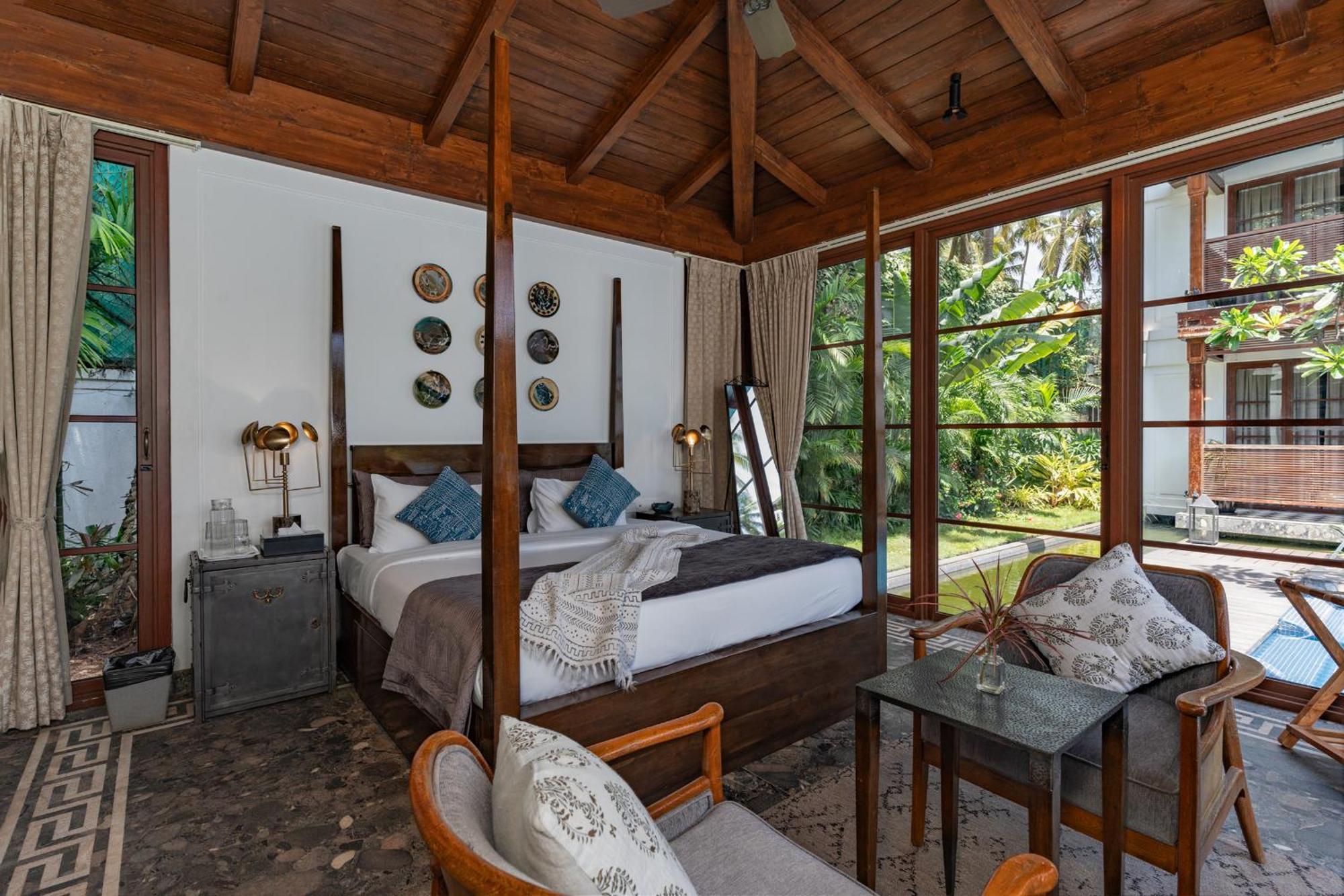 Azara Beach House - 5 Bhk Designer Villa, Candolim Beach Exterior foto