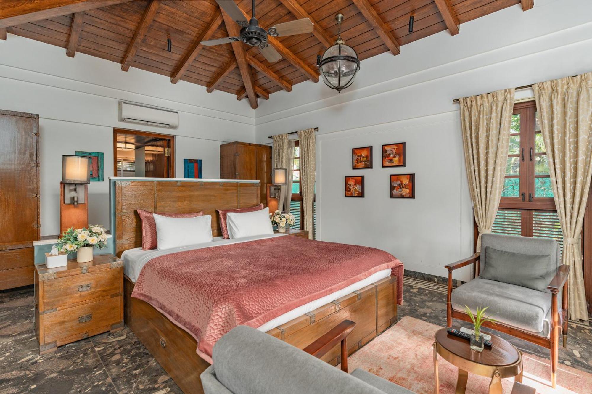 Azara Beach House - 5 Bhk Designer Villa, Candolim Beach Exterior foto