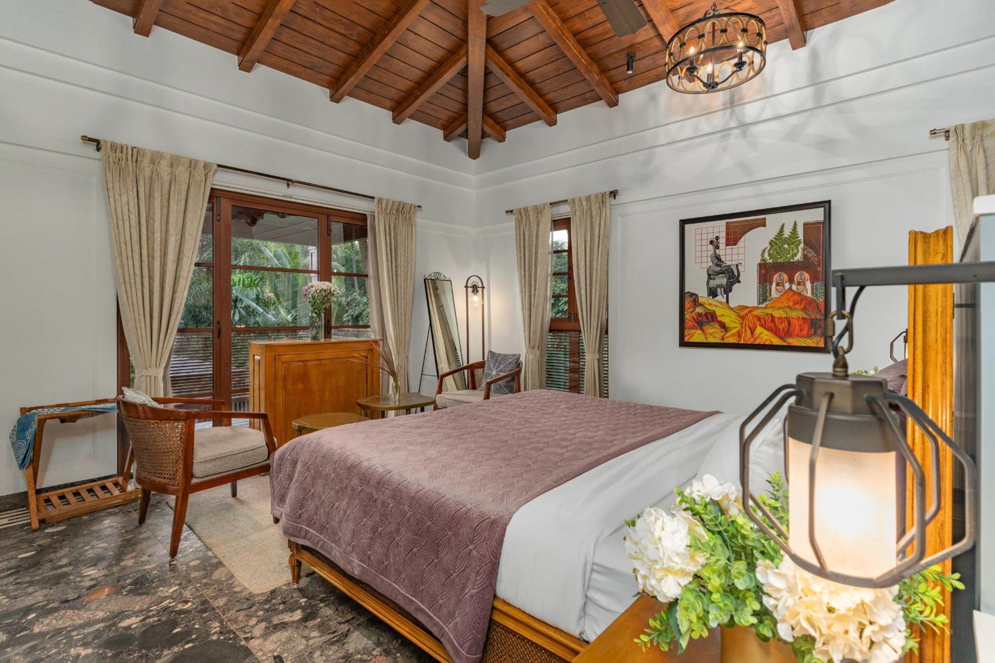 Azara Beach House - 5 Bhk Designer Villa, Candolim Beach Exterior foto